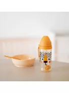 Canpol babies Cseppmentes sport itatópohár súlyozott szívószállal BabiesBoo 350ml - gepárd