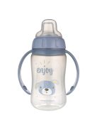 Canpol babies Tanulópohár szilikon ivócsőrrel, CUTE ANIMALS, 320ml, kutya