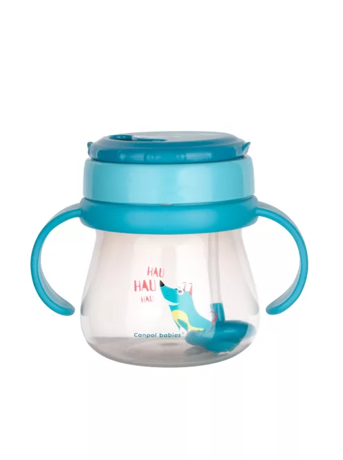 Canpol babies Innovatív itatópohár, flip-top szívószállal, 250 ml