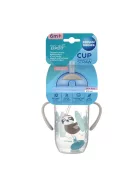 Canpol babies Súlyozott szívószálas cseppmentes itatópohár, 270ml, 6hó+, EXOTIC ANIMALS - szürke