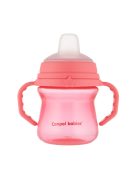 Canpol babies Itatópohár szilikonos ivócsőrrel, FirstCup, 150 ml, rózsaszín