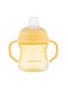 Canpol babies Itatópohár szilikonos ivócsőrrel, FirstCup, 150 ml, sárga