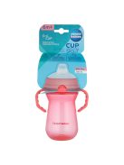 Canpol babies Itatópohár szilikonos ivócsőrrel, FirstCup, 250 ml, rózsaszín
