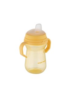   Canpol babies Itatópohár szilikonos ivócsőrrel, FirstCup, 250 ml, sárga