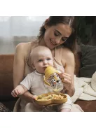 Canpol babies Súlyozott szívószálas itatópohár, 270ml, BabiesBoo, gepárd