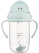 Canpol babies Súlyozott szívószálas itatópohár, 270ml, menta