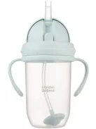 Canpol babies Súlyozott szívószálas itatópohár, 270ml, menta
