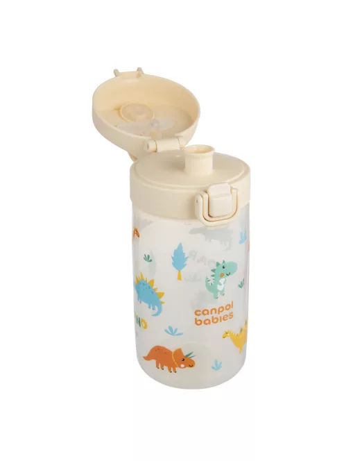 Canpol babies JUNIOR gyermek kulacs 400 ml bézs