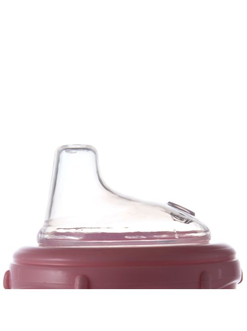 Canpol babies Cseppmentes itatópohár szilikon kifolyóval, 180 ml, LOVE&SEA, rózsaszín