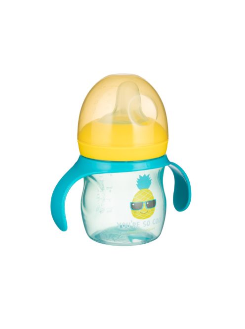 Canpol babies Gyakorló itatópohár szilikon szeleppel, 150 ml, SO COOL - türkiz