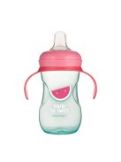 Canpol babies Gyakorló itatópohár szilikon szeleppel, 270 ml, SO COOL - rózsaszín