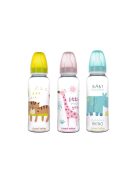 Canpol babies Keskeny nyakú cumisüveg, 250 ml, Africa