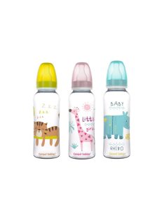 Canpol babies Keskeny nyakú cumisüveg, 250 ml, Africa