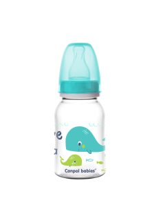 Canpol babies Keskeny nyakú cumisüveg, 120 ml, LOVE&SEA