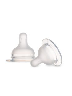   Canpol babies Szilikon etetőcumi az S-alakú cumisüvegekhez, 3hó+, 2db, lassú