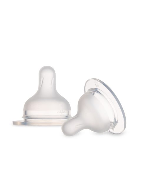 Canpol babies Szilikon etetőcumi az S-alakú cumisüvegekhez, 6hó+, 2db, közepes