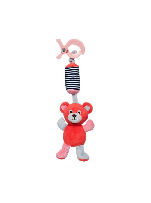Canpol babies Puha játék csengővel, 0+, BEARS - korall