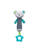 Canpol babies Puha sípoló játék rágókával, 0+, BEARS - szürke