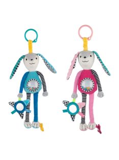   Canpol babies Plüss játék csörgővel és tükörrel, LONG EARS