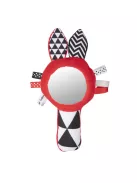 Canpol babies Puha kontrasztos sípoló játék tükörrel, SENSORY