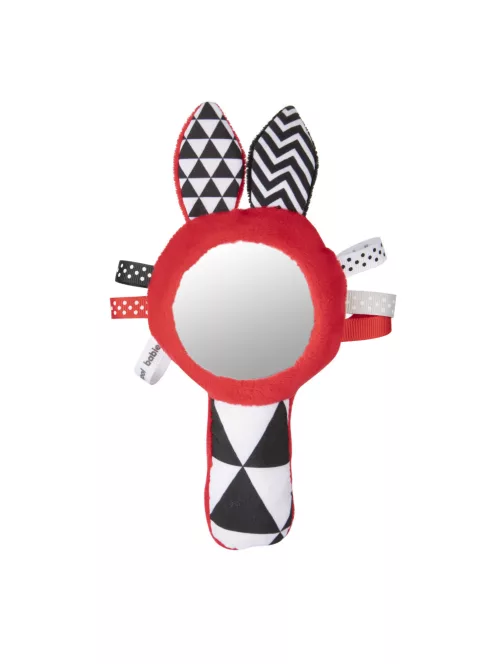 Canpol babies Puha kontrasztos sípoló játék tükörrel, SENSORY