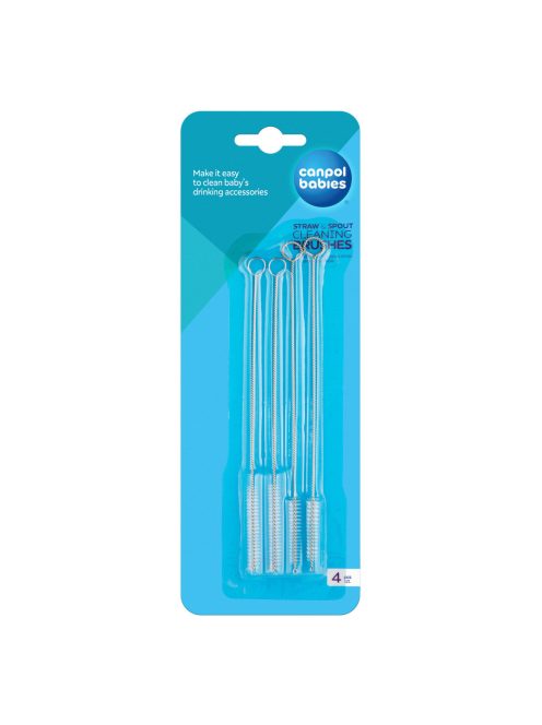 Canpol babies Szívószál és üvegmosó-tisztító készlet