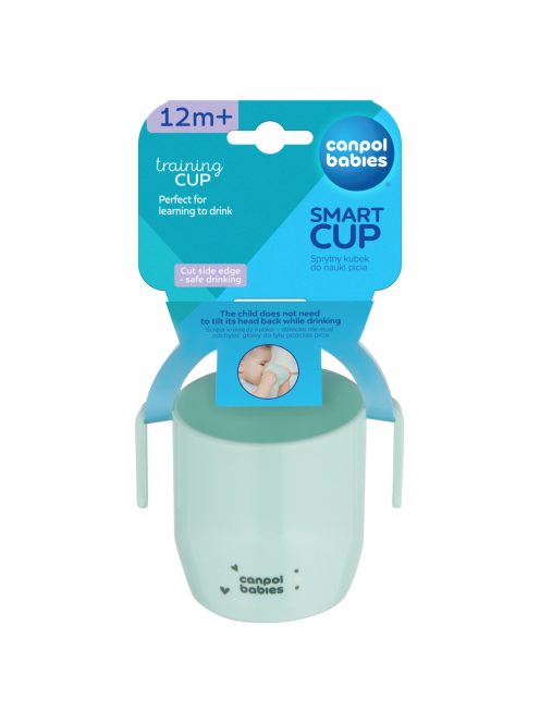 Canpol babies Itatópohár SMART 180 ml 12hó+ - türkiz