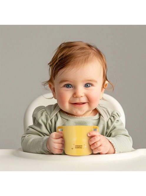 Canpol babies Itatópohár SMART 180 ml 12hó+ sárga
