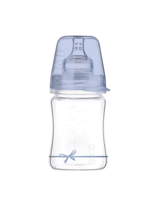 LOVI Diamond Glass Cumisüveg 150 ml Baby Shower fiú