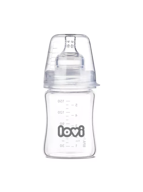LOVI Üveg cumisüveg 150ml
