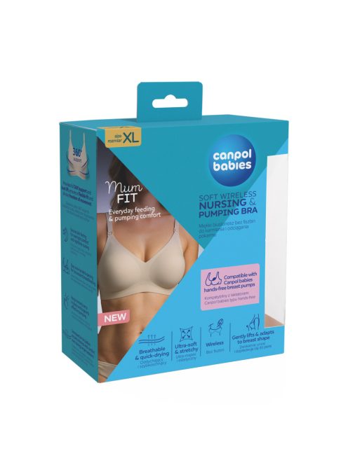 Canpol babies MumFIT szoptatós és mellszíváshoz való melltartó XL