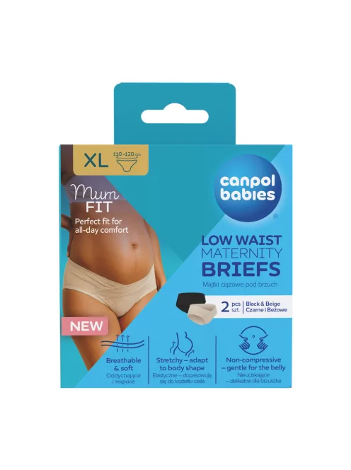Canpol babies MumFIT alacsony derekú kismama bugyi S/M 2 db