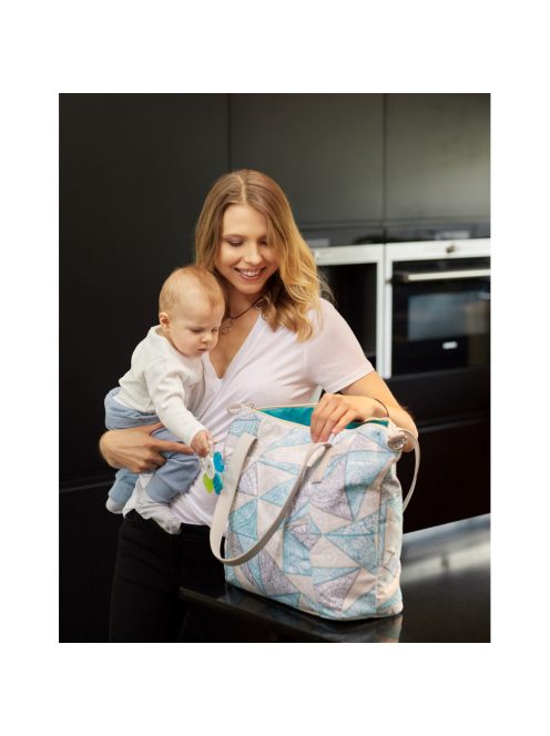 Canpol babies Babakocsi táska, Mama, bézs és türkiz