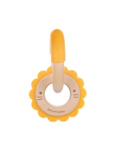 Canpol babies Fa és szilikon rágóka - LION