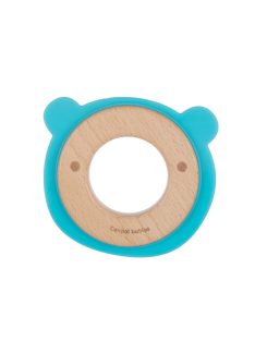 Canpol babies Fa és szilikon rágóka - BEAR