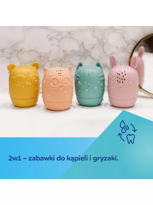 Canpol babies Szilikon fürdőjáték szett, 4 db