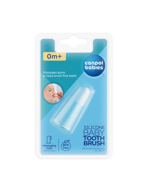Canpol babies Szilikon fogkefe ínyre és fogakra