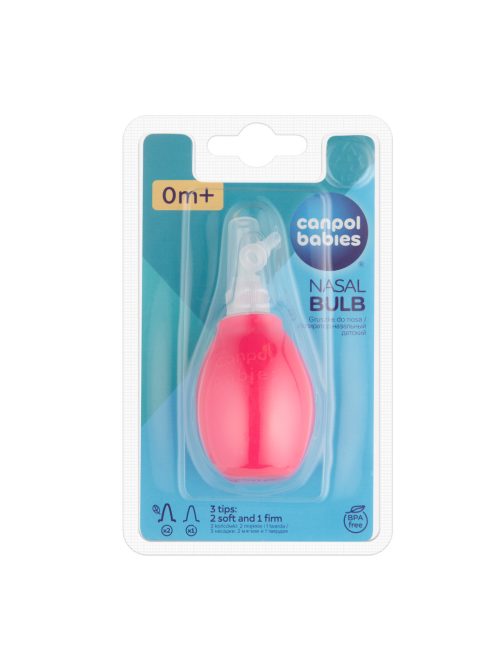 Canpol babies Szilikon orrszívó puha és kemény fejjel