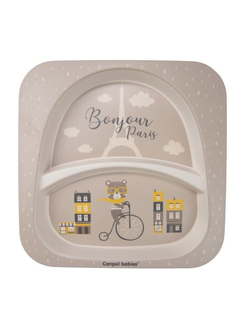 Canpol babies Ebédszett, 5db, BONJOUR PARIS - bézs