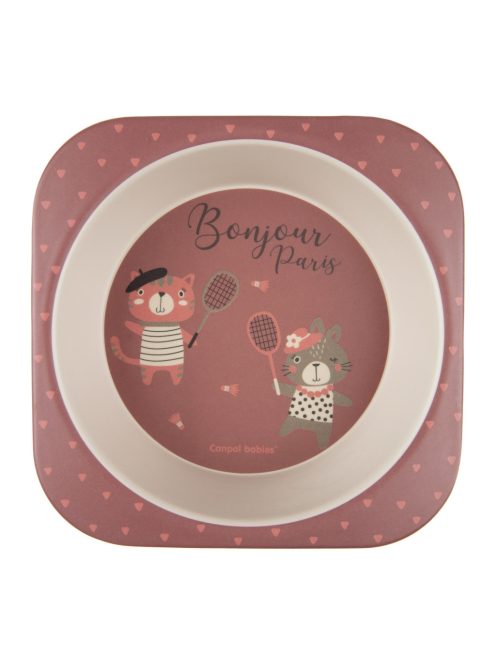 Canpol babies Ebédszett, 5db, BONJOUR PARIS - piros