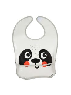 Canpol babies Szilikon előke zsebbel, BabiesBoo, panda