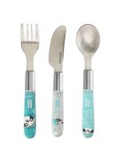 Canpol babies Fém evőeszközök EXOTIC ANIMALS 3db - kék