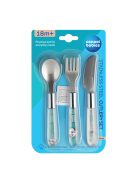 Canpol babies Fém evőeszközök EXOTIC ANIMALS 3db - kék