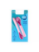 Canpol babies Színváltó, hőérzékelős kanál készlet, 2db, rózsaszín