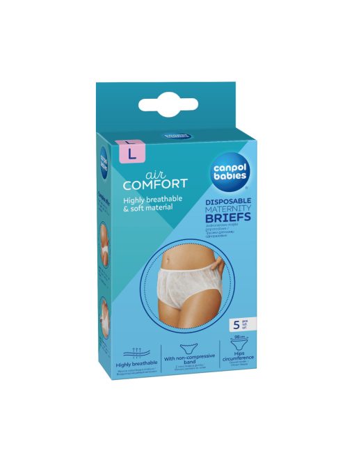 Canpol babies Eldobható kismama alsónemű, 5db - L