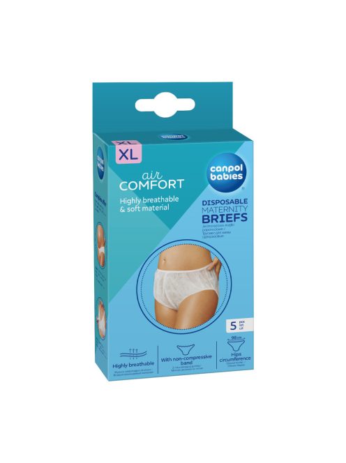 Canpol babies Eldobható kismama alsónemű, 5 db - XL