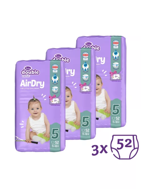 Violeta Double Care Air Dry Nadrágpelenka 5 (11-18 kg) 3 x 52 db