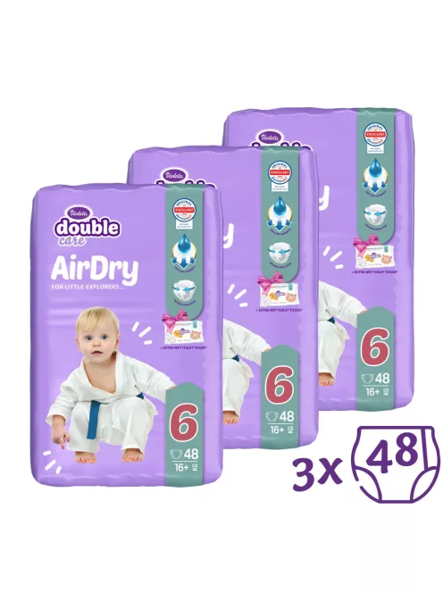 Violeta Double Care Air Dry Nadrágpelenka 6 (16+ kg) 3 x 48 db