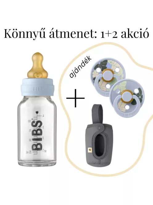 BIBS Könnyű átmenet csomag - Hamvaskék mix (110 ml)