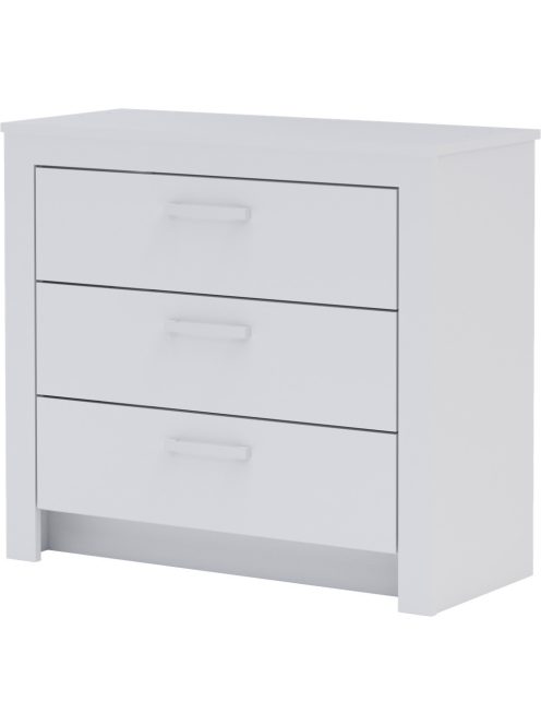 Todi White Bunny 70x140-es átalakítható babaágy + 3 fiókos komód + pelenkázó toldalék